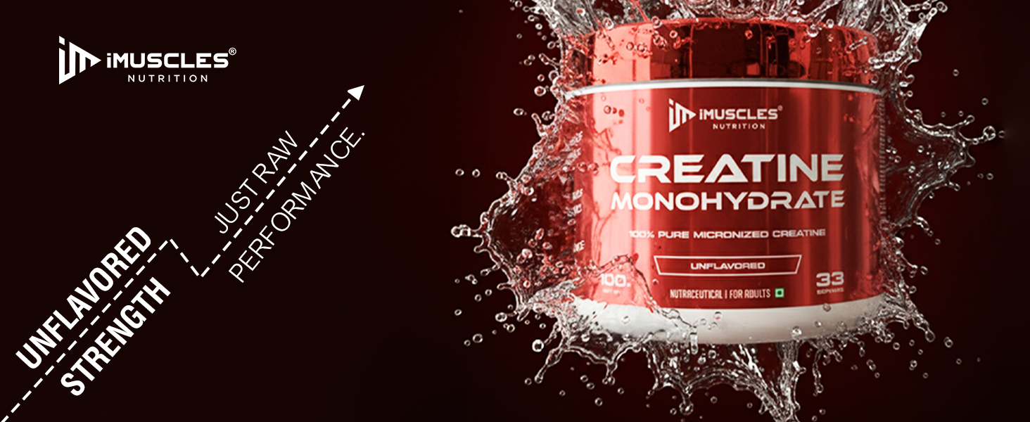 Pure Micronized Creatine Monohydrate Powder - Unflavored (33 Servings)