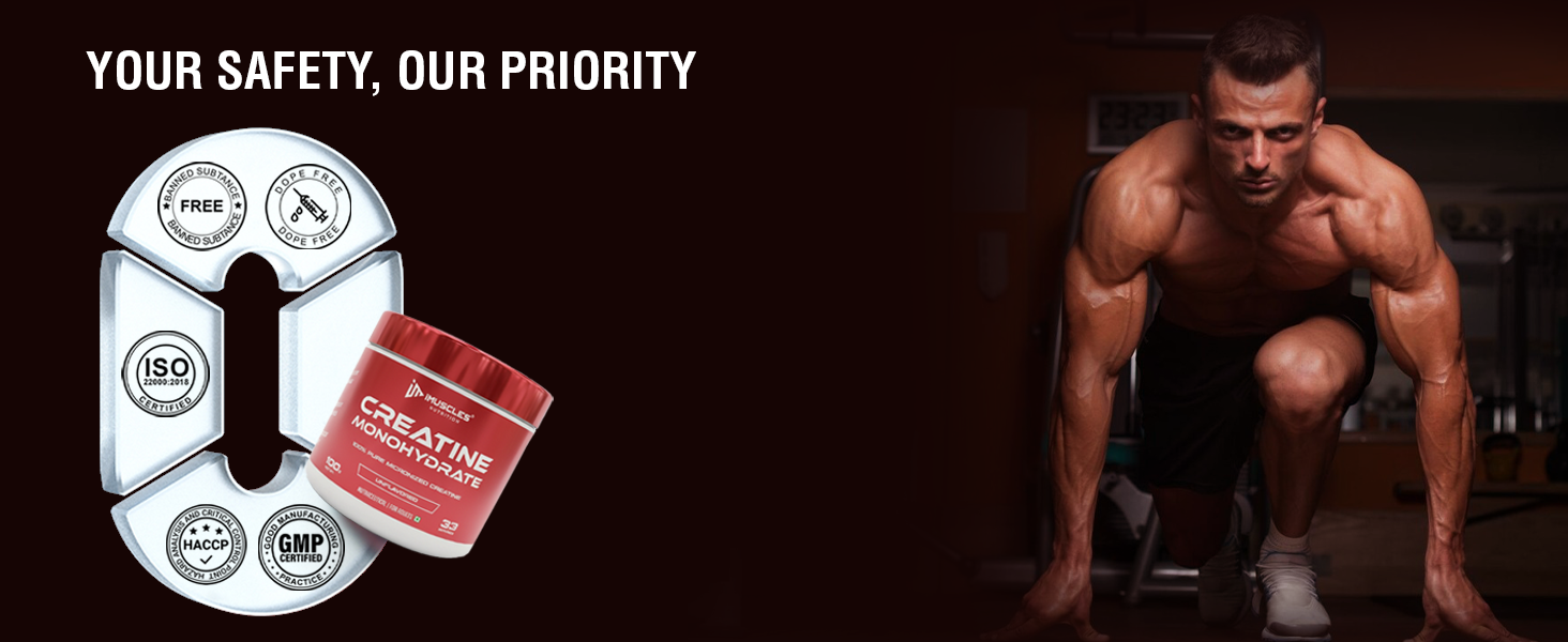 Pure Micronized Creatine Monohydrate Powder - Unflavored (33 Servings)