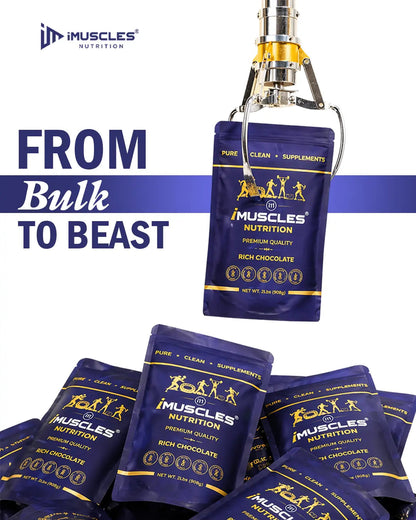 Super Mass Gainer bulk to beast nutrition infographic