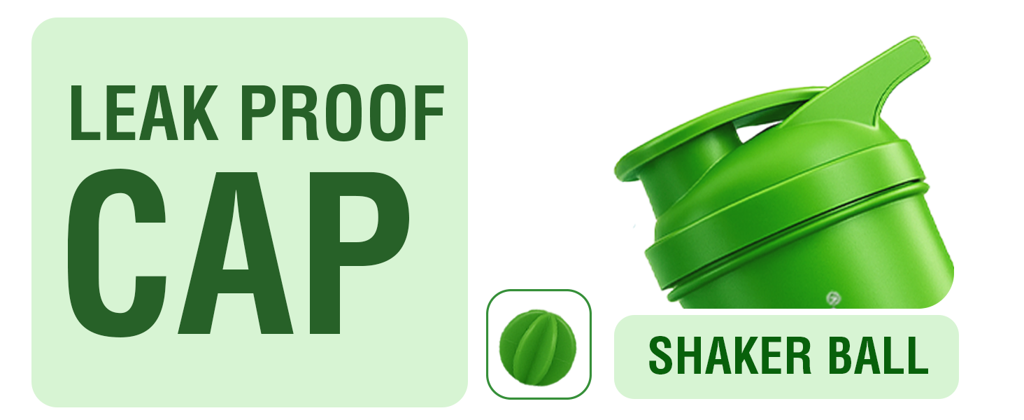 Mini Spider Shaker- 500ML (Green)