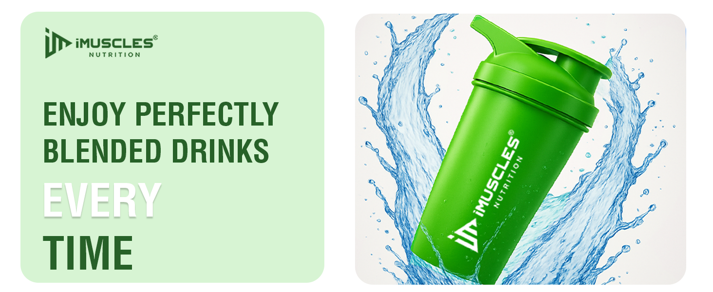 Mini Spider Shaker- 500ML (Green)
