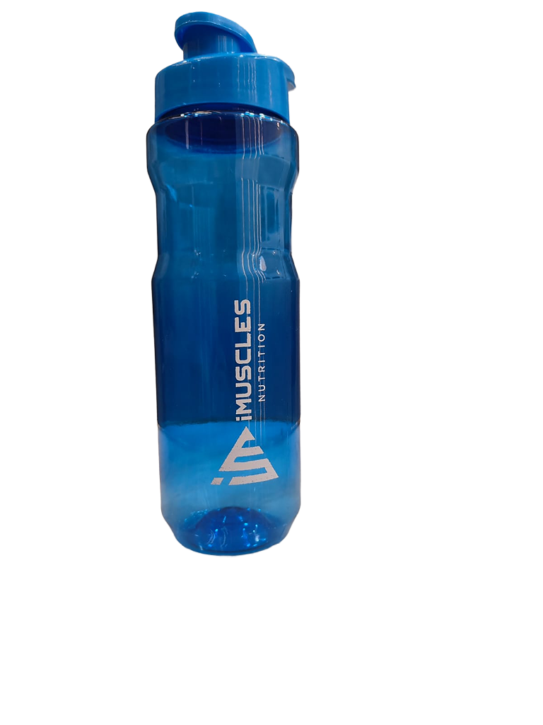 iMuscles Nutrition Blue Sipper Bottle for athletes to buy sports sipper bottle online