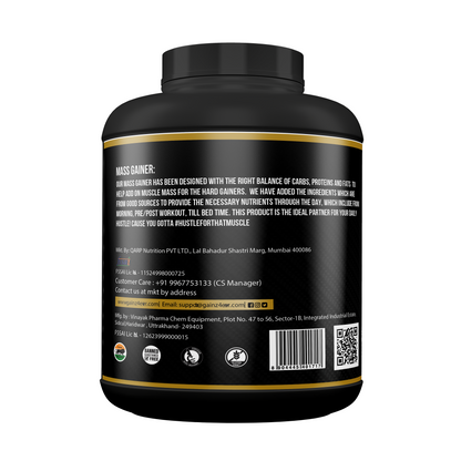 GAINZ4EVER Mass Gainer (Chocolate Brownie) Combo – with FREE iMuscles Shaker & Gym Vest