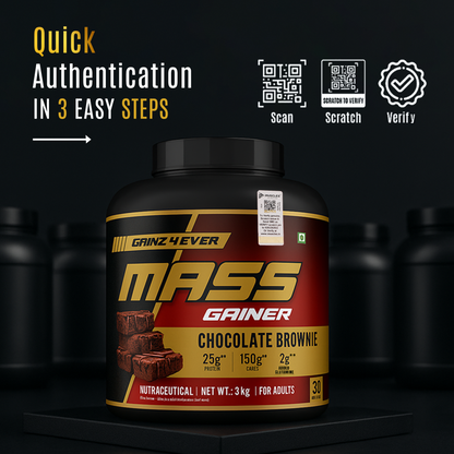 Gainz4Ever Mass Gainer | Best Weight Gainer for Muscle Growth & Workout Recovery