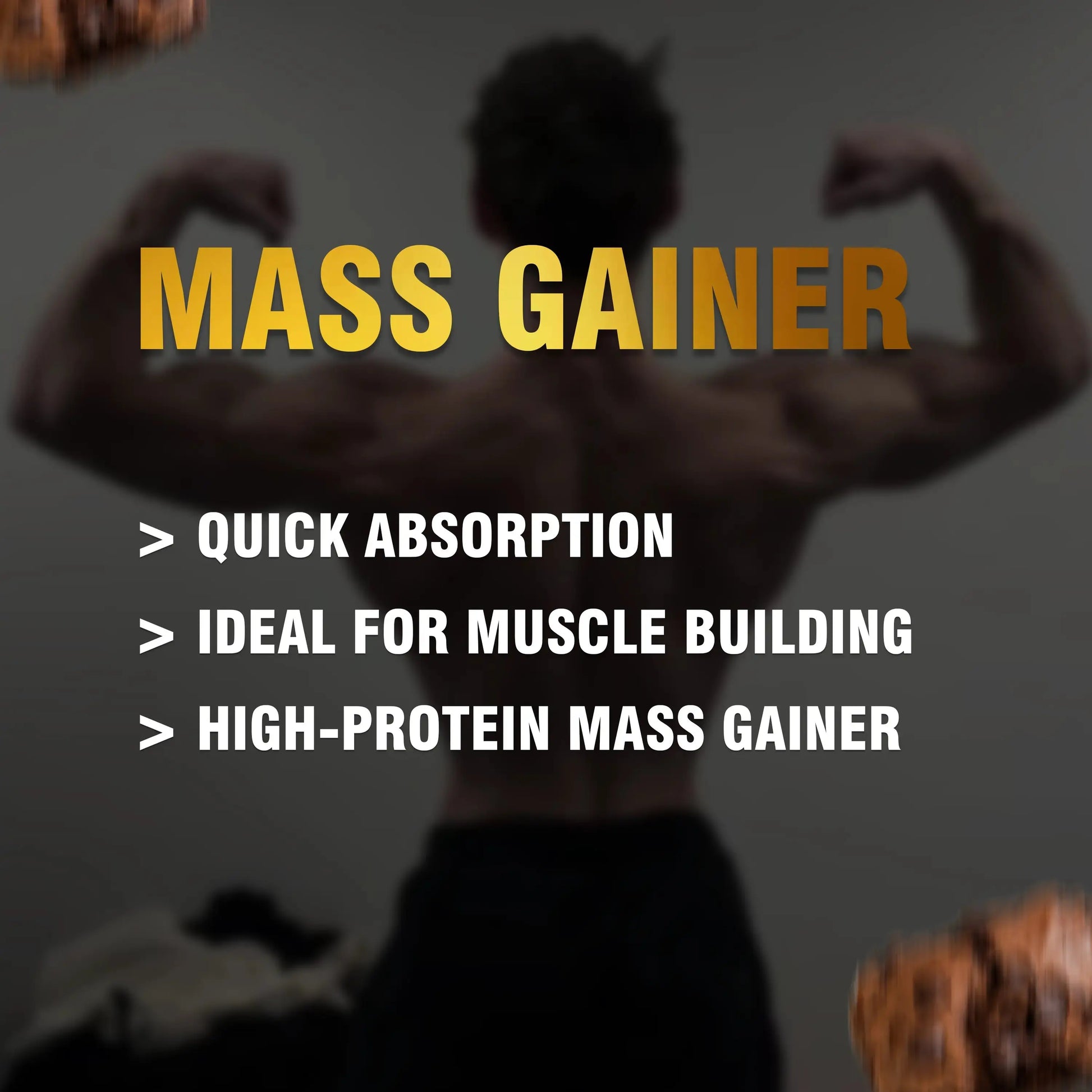 Gainz4Ever Mass Gainer Chocolate Brownie 3kg nutritional supplement