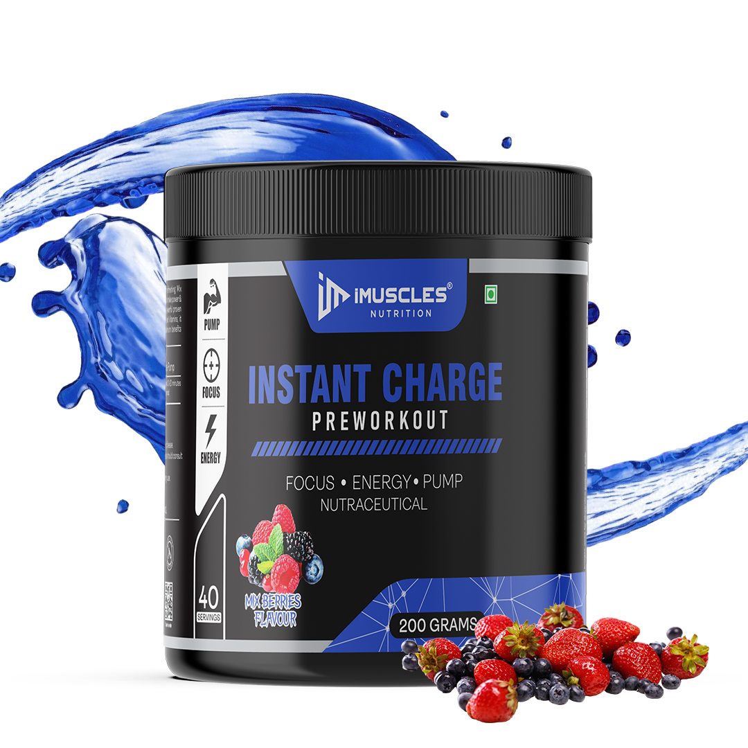 Instant Charge Pre-Workout with Gainz4Ever - Pure Micronised Creatine