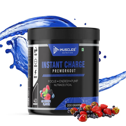 Instant Charge Preworkout – Mix Berries (40 Servings) iMuscles Nutrition