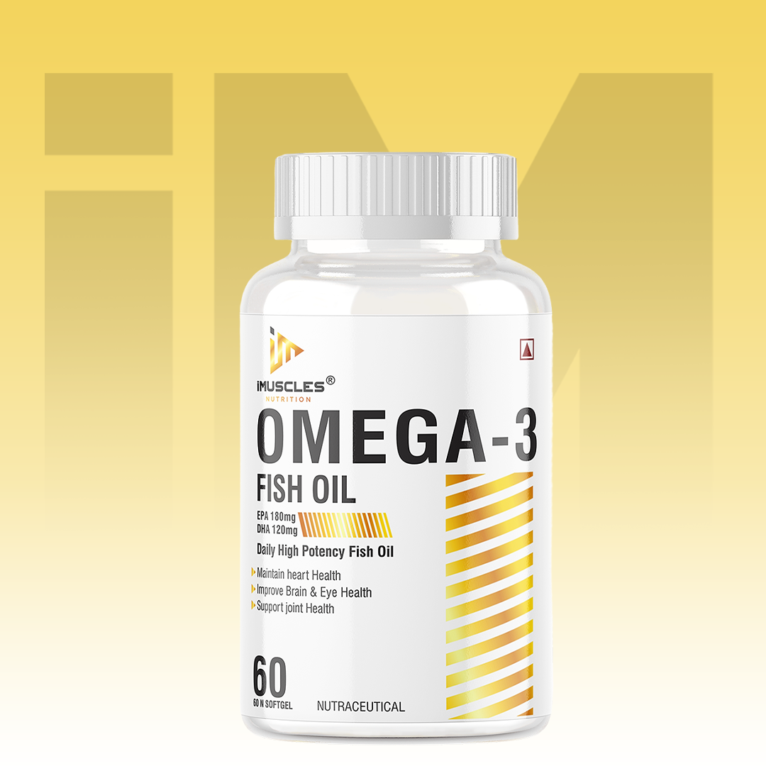 iMuscles Nutrition Omega-3 Fish Oil Capsules