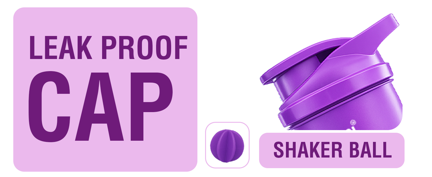 Mini Spider Shaker- 500ML (Purple)