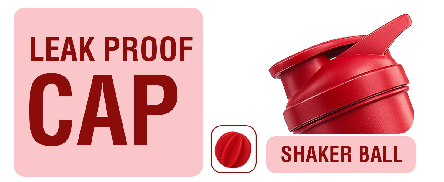 Mini Spider Shaker- 500ML (Red)