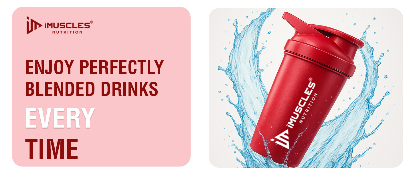 Mini Spider Shaker- 500ML (Red)