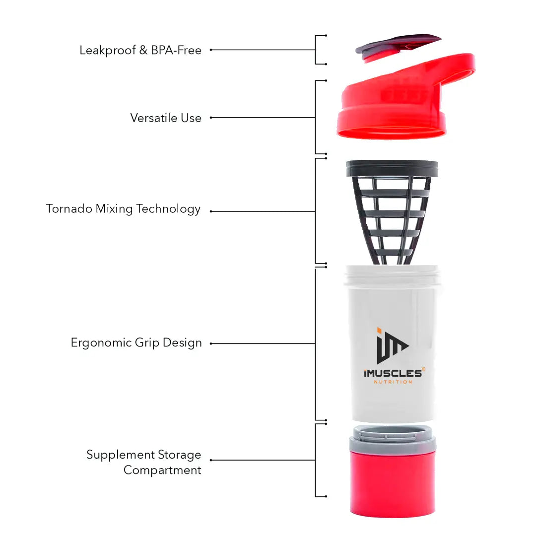 Spider Shaker- 600ML (Red)